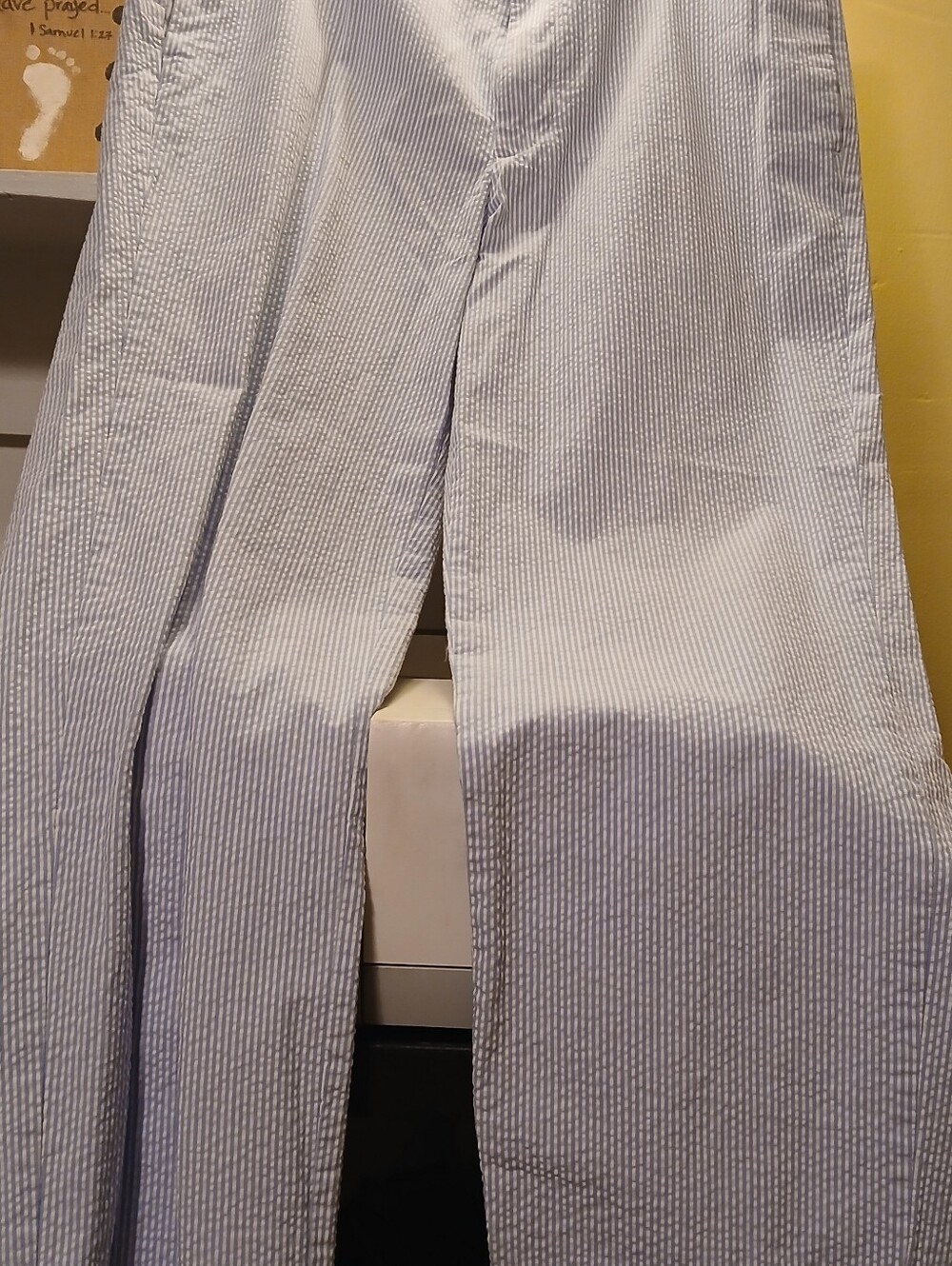 Izod Light Blue Seersucker Chinos